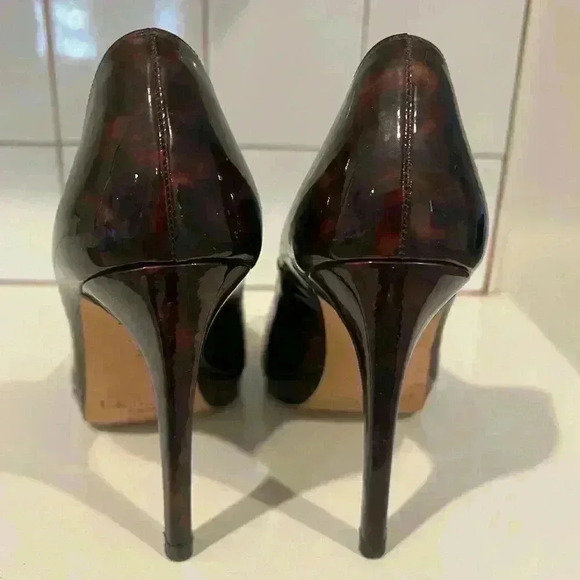 L.K. Bennett sledge tortoise parent platform heel with rounded toe size 39 EUC - Picture 5 of 6